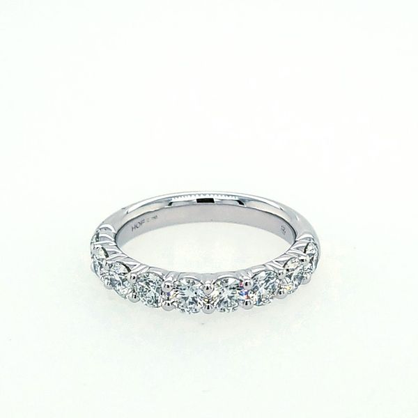 Hearts on Fire.White Gold with beautiful Signature 9- Stone Band Saxons Fine Jewelers Bend, OR