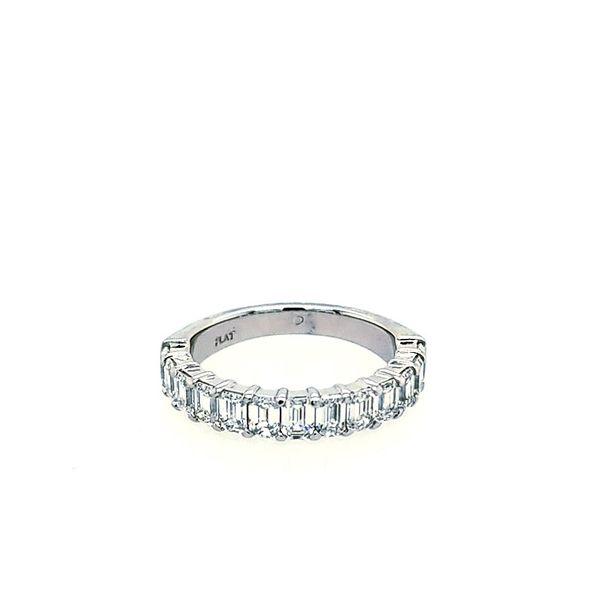 Emerald Cut Diamond band in Platinum Saxons Fine Jewelers Bend, OR