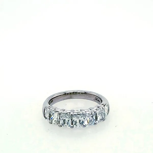 J.B. Star. Platinum Radiant Diamond Cut Saxons Fine Jewelers Bend, OR