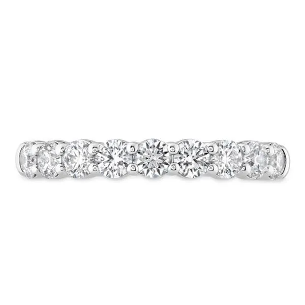 Hearts on Fire. 18 Karat White Gold Signature 9 Stone Diamond Band 0.74ctw Image 2 Saxons Fine Jewelers Bend, OR