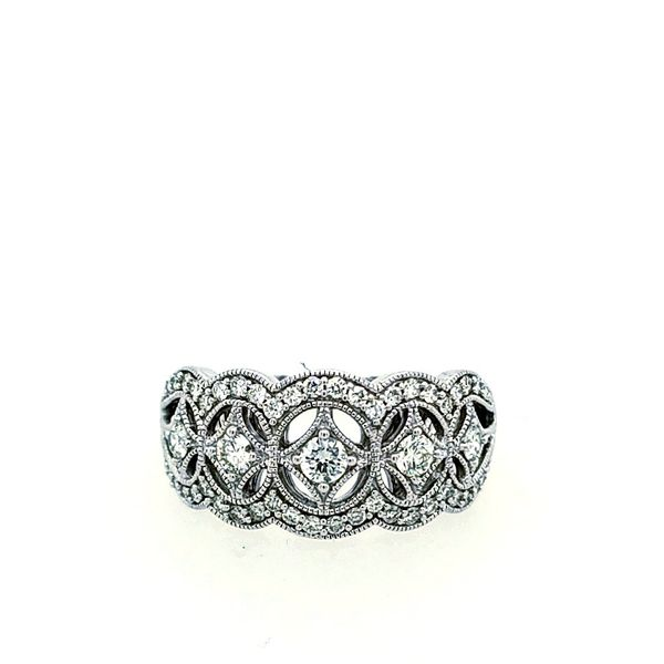 Diamond Vintage Lattice Band Saxons Fine Jewelers Bend, OR