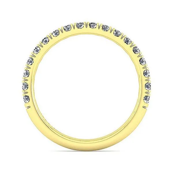 Gabriel & Co. 14 Karat Yellow Gold Diamond Band Image 3 Saxons Fine Jewelers Bend, OR
