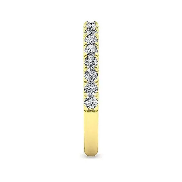 Gabriel & Co. 14 Karat Yellow Gold Diamond Band Image 4 Saxons Fine Jewelers Bend, OR