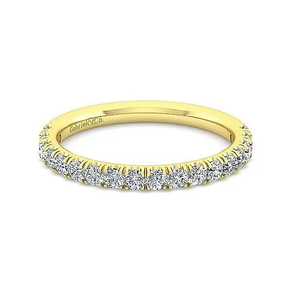 Gabriel & Co. 14 Karat Yellow Gold Diamond Band Saxons Fine Jewelers Bend, OR