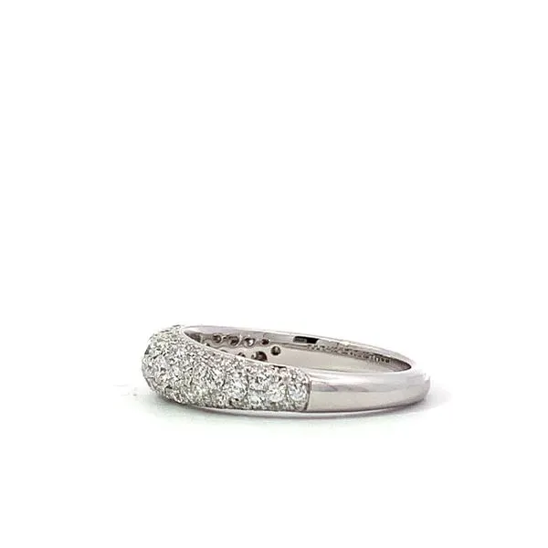 Hearts on Fire. 18 Karat White Gold Diamond Grace Domed Ring Image 2 Saxons Fine Jewelers Bend, OR