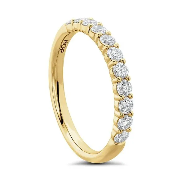 Hearts on Fire. 18 Karat Yellow Gold Diamond Signature 11 Stone Band Saxons Fine Jewelers Bend, OR