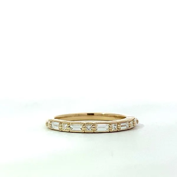 Gabriel & Co. Yellow Gold and Diamond Anniversary Band Saxons Fine Jewelers Bend, OR