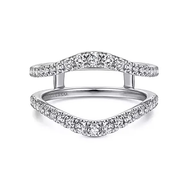 Gabriel & Co. White Gold and Diamond Ring Enhancer Saxons Fine Jewelers Bend, OR