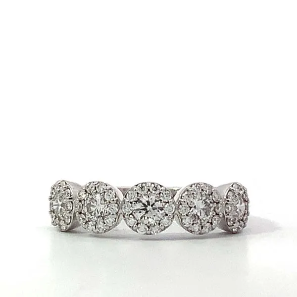 Hearts on Fire. 18 Karat White Gold Diamond 'Fulfillment' Band Saxons Fine Jewelers Bend, OR
