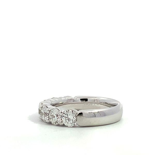 Hearts on Fire. 18 Karat White Gold with Signature 7-Stone Diamond Band Image 2 Saxons Fine Jewelers Bend, OR
