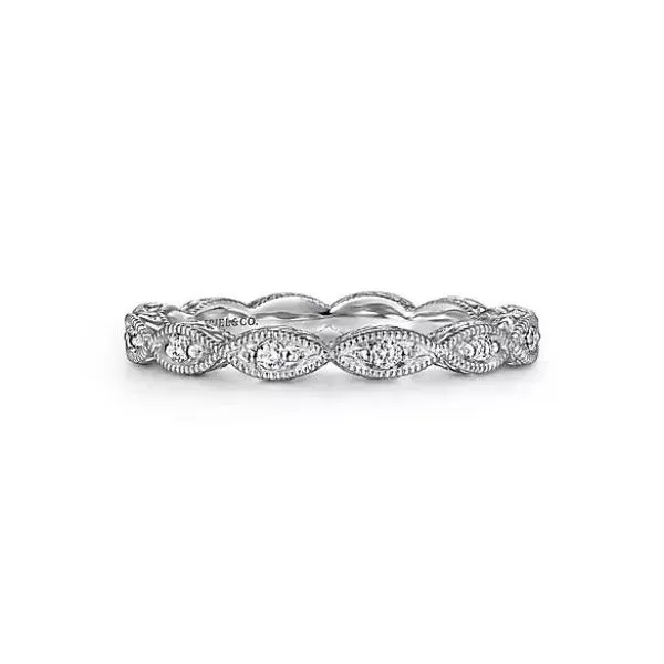 Gabriel & Co. Marquise Diamond Station Ring Saxons Fine Jewelers Bend, OR