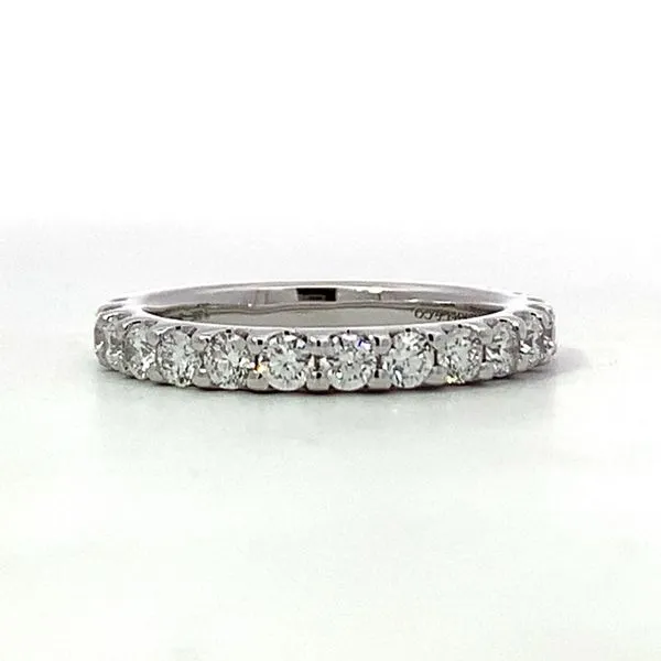 Gabriel & Co. 14 Karat White Gold Diamond Shared Prong Band Saxons Fine Jewelers Bend, OR