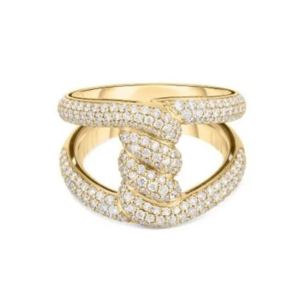Robert Coin. 18 Karat Yellow Gold Diamond Cialoma Ring Saxons Fine Jewelers Bend, OR