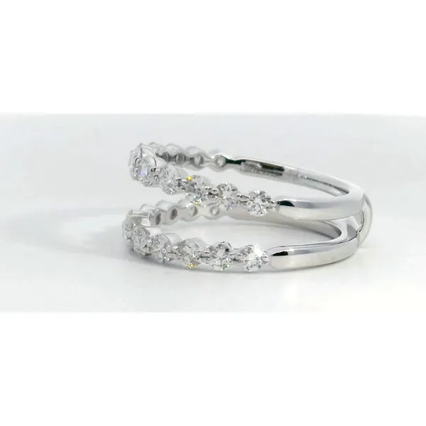 18K White Gold Diamond Jacket Bands Image 2 Saxons Fine Jewelers Bend, OR