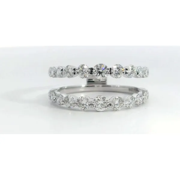 18K White Gold Diamond Jacket Bands Saxons Fine Jewelers Bend, OR