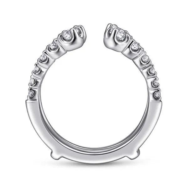 Gabriel & Co. 14 Karat White Gold Diamond Graduated Enhancer Image 2 Saxons Fine Jewelers Bend, OR