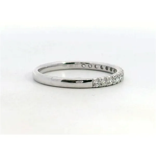 18 Karat White Gold Halo Wedding Set Image 2 Saxons Fine Jewelers Bend, OR