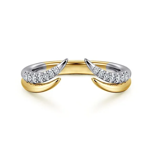 Gabriel & Co. Diamond Curved Open Band Saxons Fine Jewelers Bend, OR