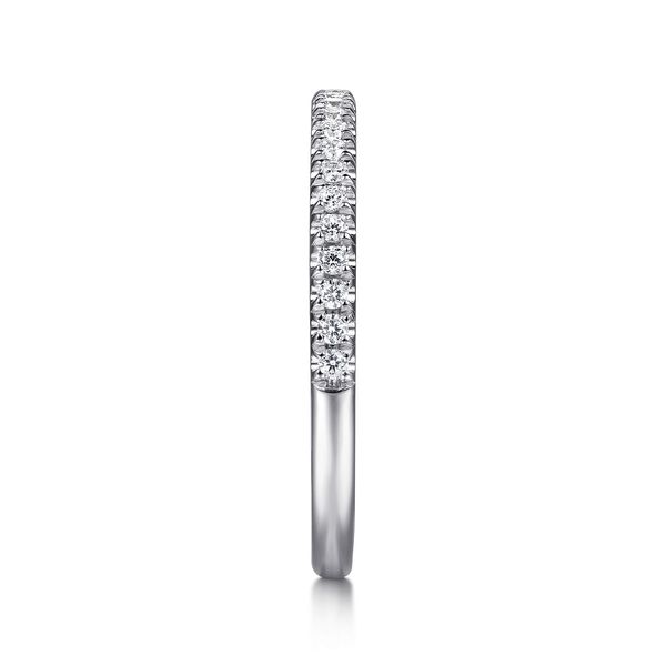 14K White Gold Diamond Classic Eternity Band Image 5 Saxons Fine Jewelers Bend, OR