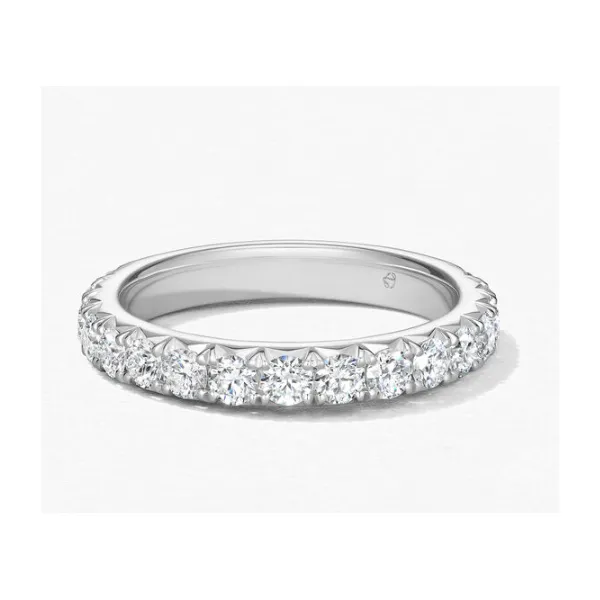 Hearts On Fire Platinum Diamond Vela French Cut Pave Band Saxons Fine Jewelers Bend, OR