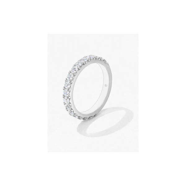 Hearts On Fire Platinum Diamond Vela French Cut Pave Band Image 2 Saxons Fine Jewelers Bend, OR
