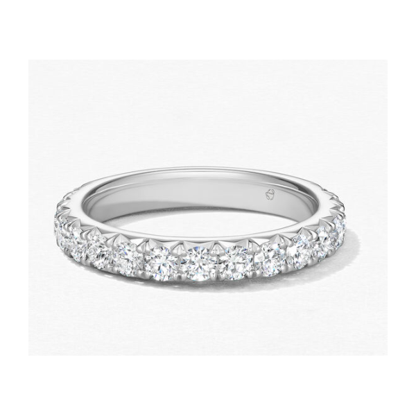 Hearts On Fire Platinum Diamond Vela French Cut Pave Band Saxons Fine Jewelers Bend, OR
