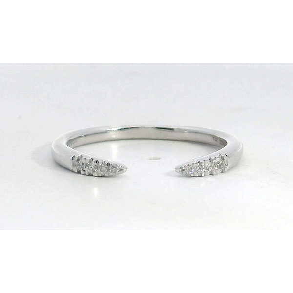 Gabriel & Co.14K WG Open Diamond Tipped Band .05cttw Near Colorless SI Sz 6.5 Saxons Fine Jewelers Bend, OR