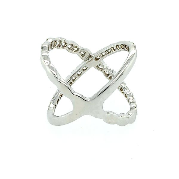Hearts on Fire Lorelei Diamond Criss Cross Ring Image 3 Saxons Fine Jewelers Bend, OR