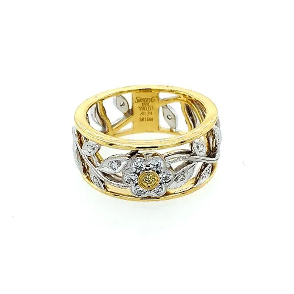 Simon G Diamond Floral Band Saxons Fine Jewelers Bend, OR