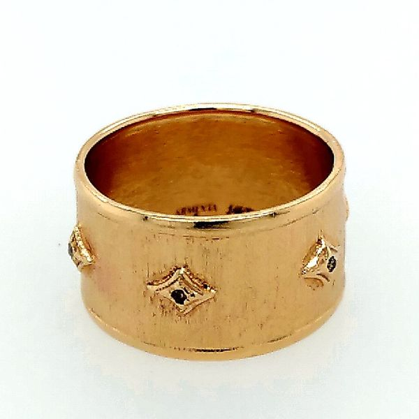 Armenta Rose Gold White Cuff Style Gold Ring Saxons Fine Jewelers Bend, OR