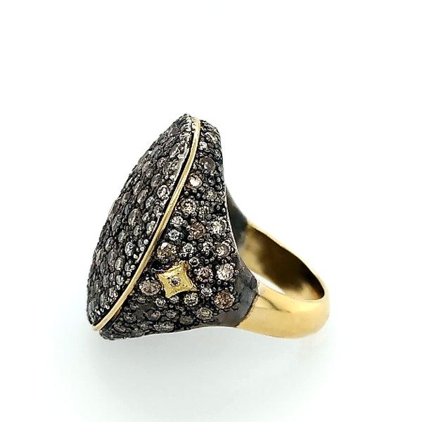 Armenta Pave Diamond Signet Ring Image 2 Saxons Fine Jewelers Bend, OR