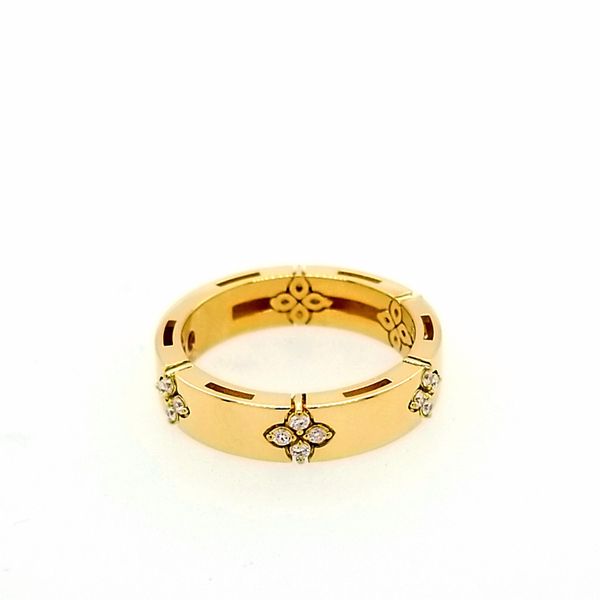 Yellow Gold and Diamond Love in Verona Ring Saxons Fine Jewelers Bend, OR