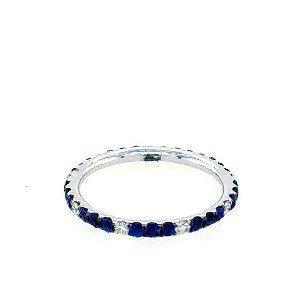 Blue Sapphire Eternity Band Saxons Fine Jewelers Bend, OR