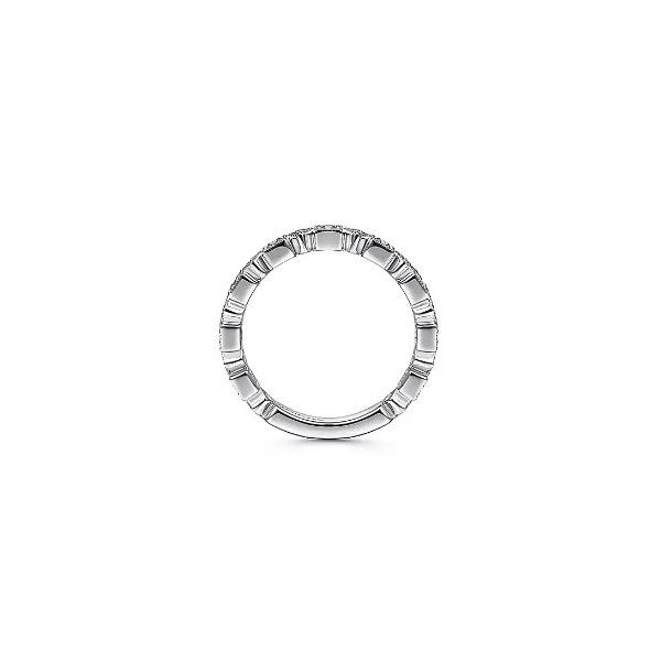 Gabriel & Co. Geometric Diamond Rings Image 2 Saxons Fine Jewelers Bend, OR