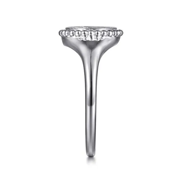 Gabriel & Co. Sterling Silver Diamond Bujukan Paw Print Ring