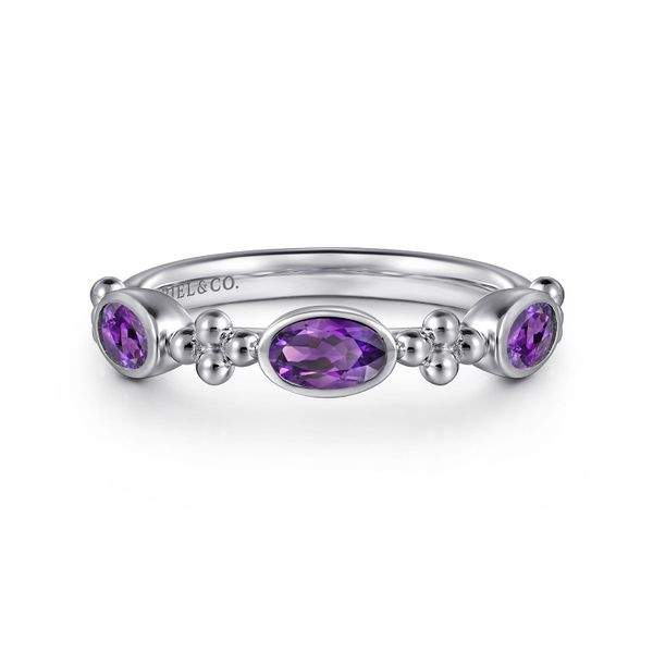 Bujukan Collection Amethsyt and Sterling Silver Ladies Ring - Saxons Fine Jewelers Bend, OR