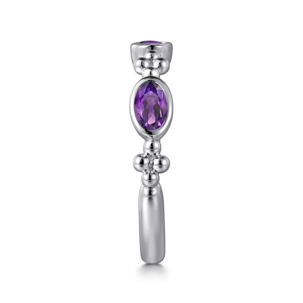 Bujukan Collection Amethsyt and Sterling Silver Ladies Ring - Image 4 Saxons Fine Jewelers Bend, OR