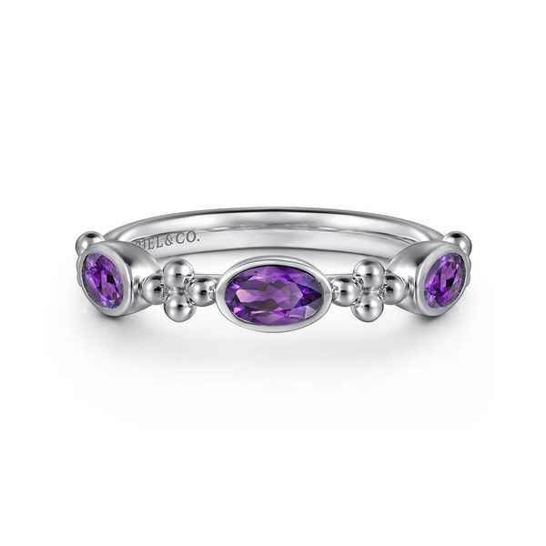 Bujukan Collection Amethsyt and Sterling Silver Ladies Ring - Saxons Fine Jewelers Bend, OR