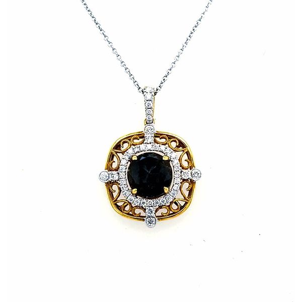 Simon G Black Diamond Pendant Saxons Fine Jewelers Bend, OR