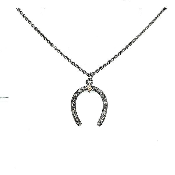 Armenta Silver Horseshoe Charm Necklace Saxons Fine Jewelers Bend, OR