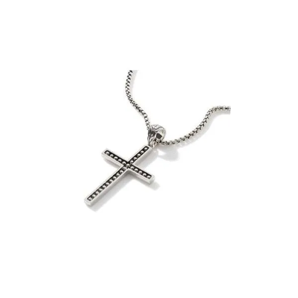 Silver Classic Chain Jawan Cross Pendant