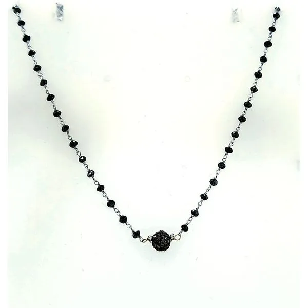 Beads & online pavé necklace
