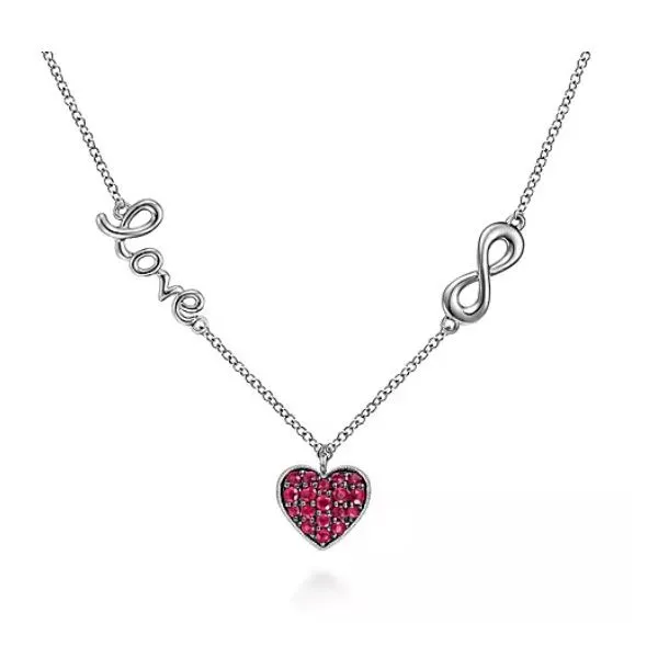Ruby infinity necklace shop