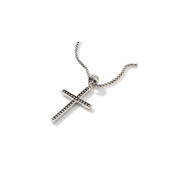 Silver Classic Chain Jawan Cross Pendant Saxons Fine Jewelers Bend, OR