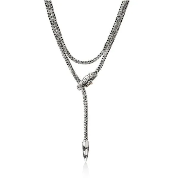 18 Karat Yellow Gold/Silver Naga Diamond Pave Black Sapph...