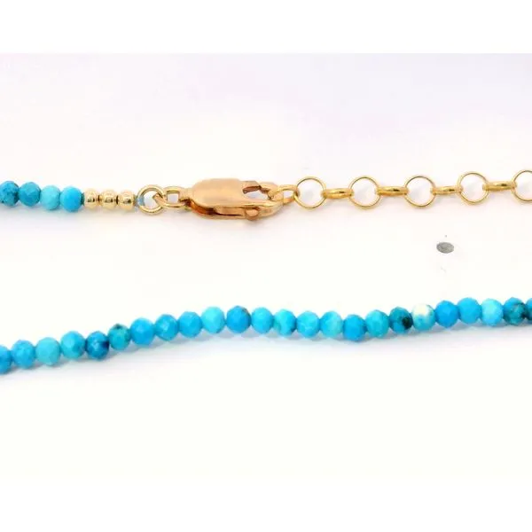 Gold Filled Magnesite Necklace 18" Extender Image 2 Saxons Fine Jewelers Bend, OR