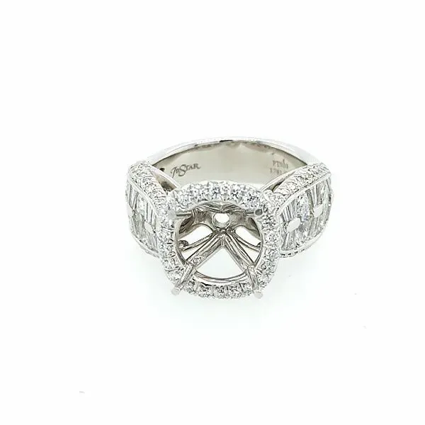 JB Star Platinum Diamond Semi Mount Saxons Fine Jewelers Bend, OR