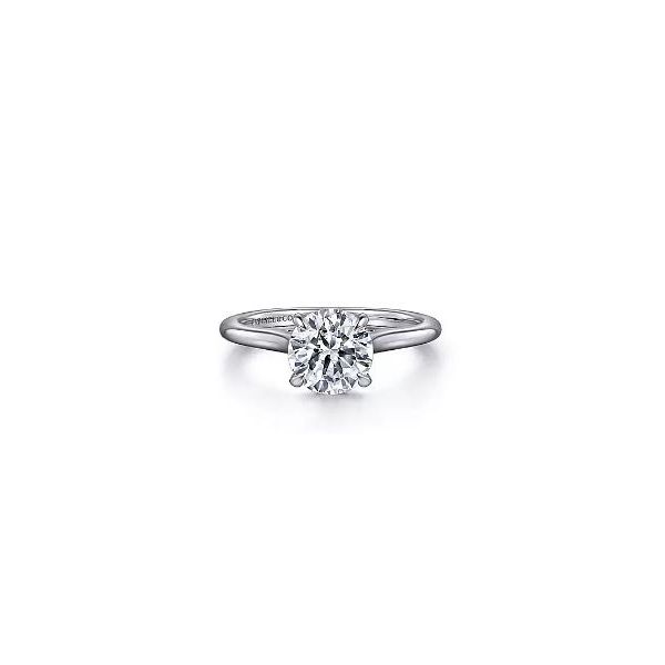 Gabriel & Co. Diamond Hidden Halo Undergallery Semi-Mount Ring Saxons Fine Jewelers Bend, OR