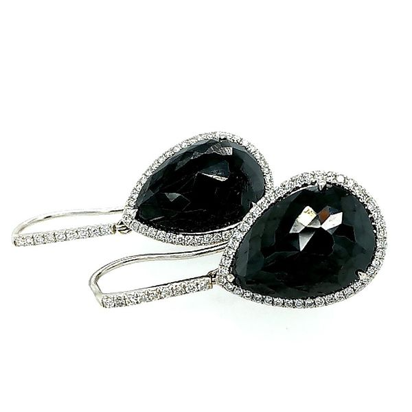 Saxons Black Diamond Drop Earrings Saxons Fine Jewelers Bend, OR