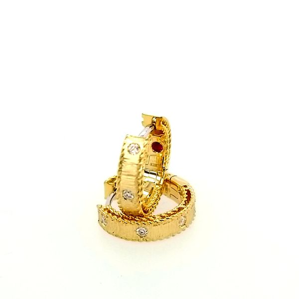 Yellow Gold Diamond Princess Earrings Saxons Fine Jewelers Bend, OR